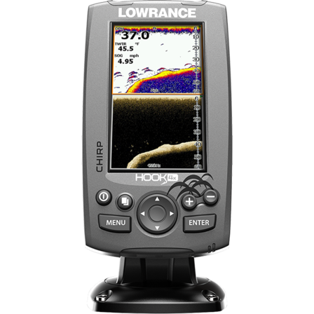 Lowrance HOOK-4X Fishfinder with Med/High/DownScan